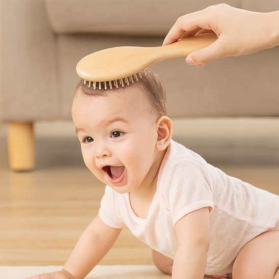 Brosse cheveux bebe