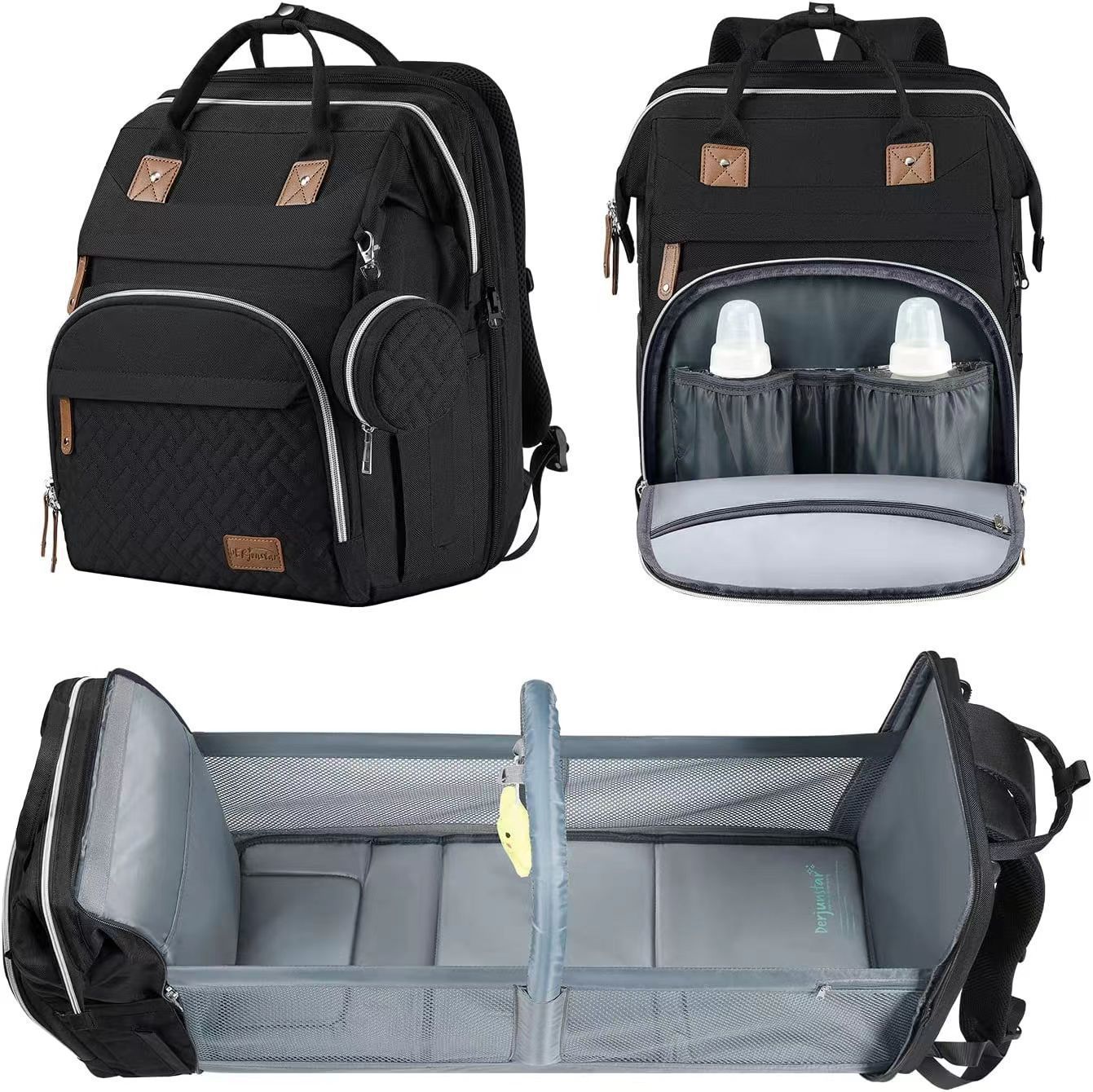 Sac a langer bebe | 3 en 1 multifonction